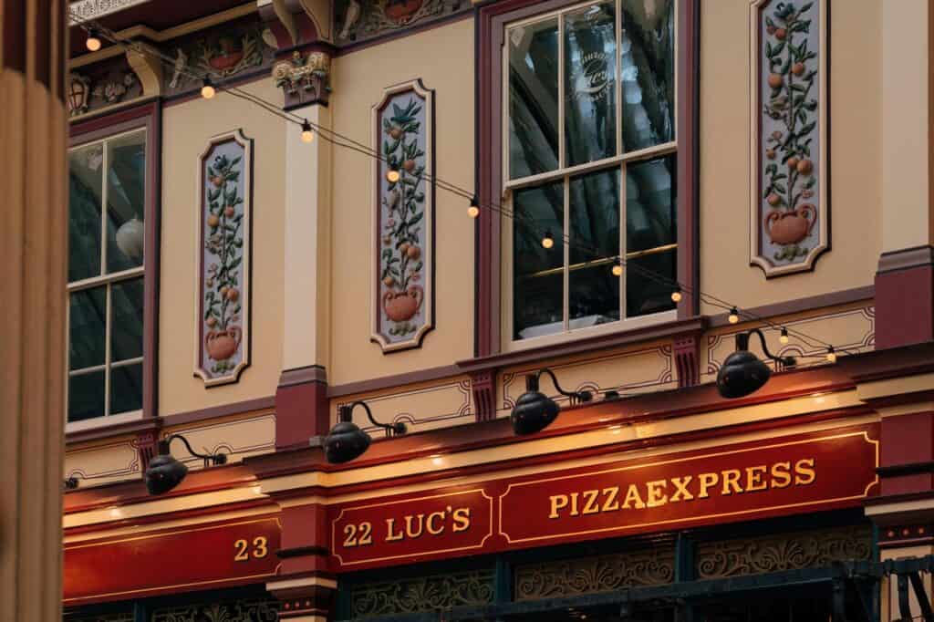 Cropped image of PizzaExpress